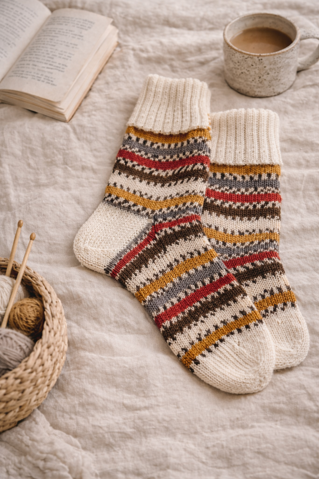 „Rotkehlchen“ Socken